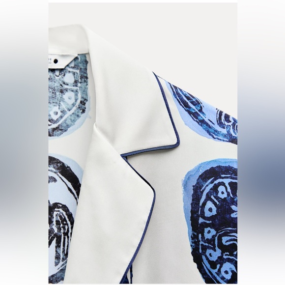 NWT ZARA SS24 PRINTED SHIRT ZW COLLECTION 2792/137 014/003 - Picture 15 of 15